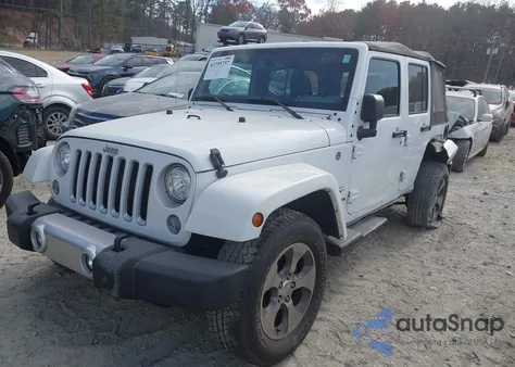 2017 Jeep Wrangler Unlimited Sahara 4X4 z USA, uszkodzony, nr VIN 1C4BJWEG1HL699292